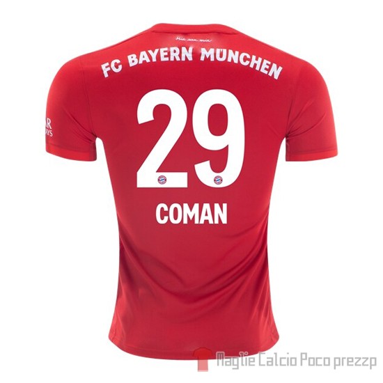 Maglia Bayern Munich Giocatore Coman Home 2019/2020 - Clicca l'immagine per chiudere